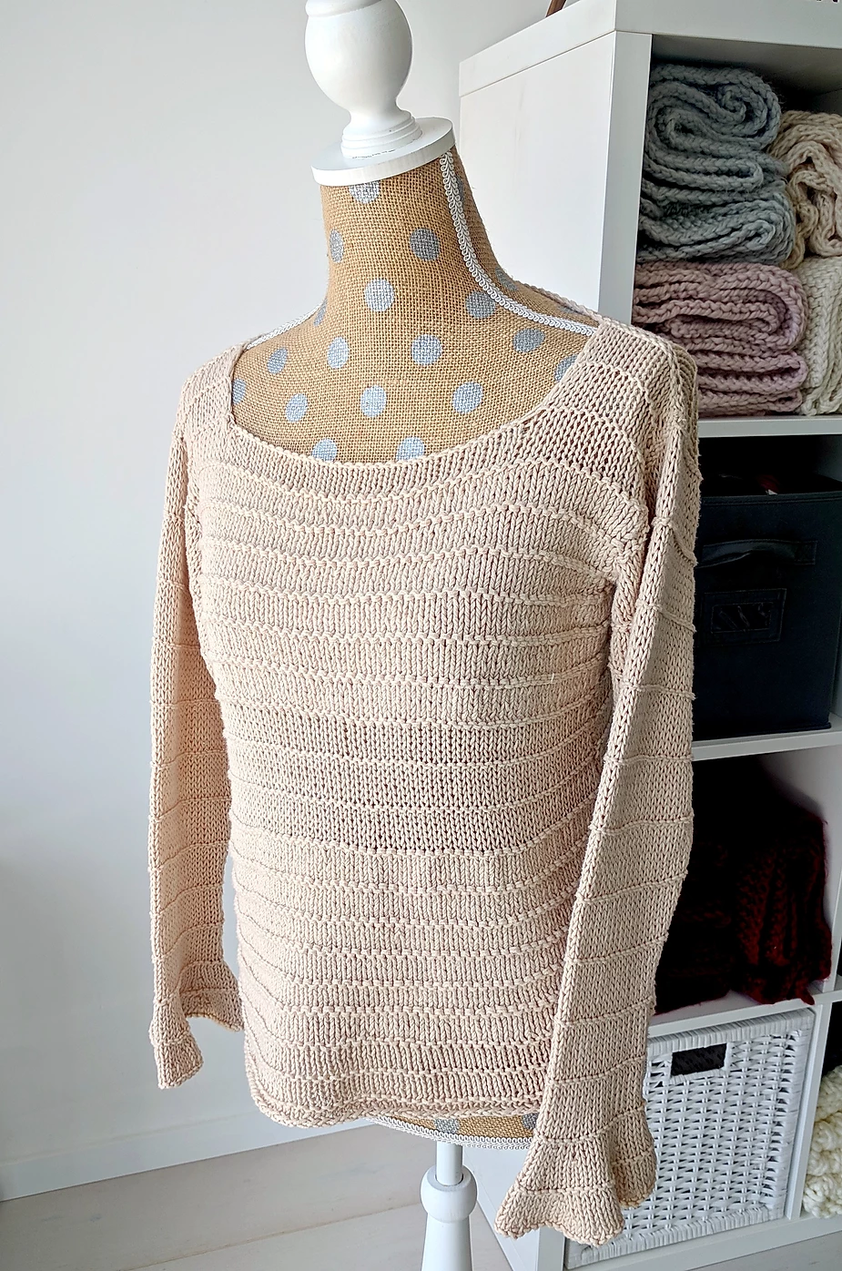 rustic spring sweater