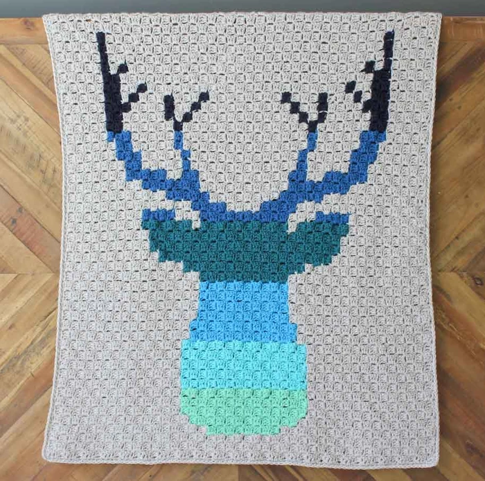 Be A Deer Blanket by Make and Do Crew