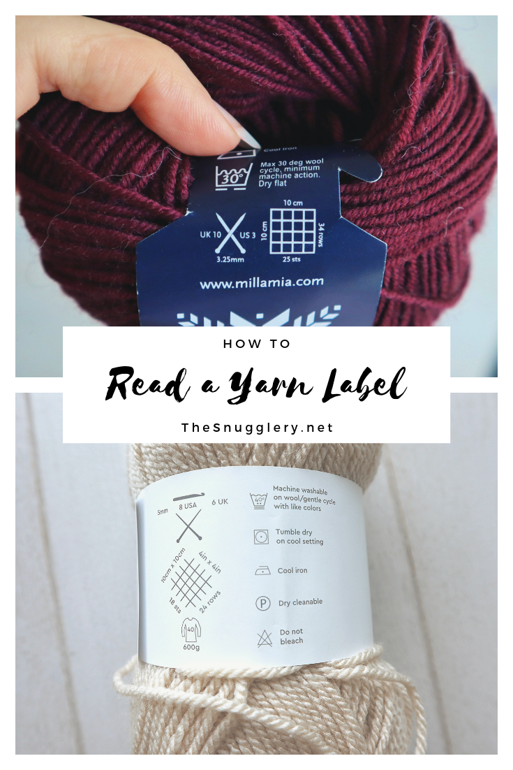 How to Read A Yarn Label by Michelle Greenberg from The Snugglery