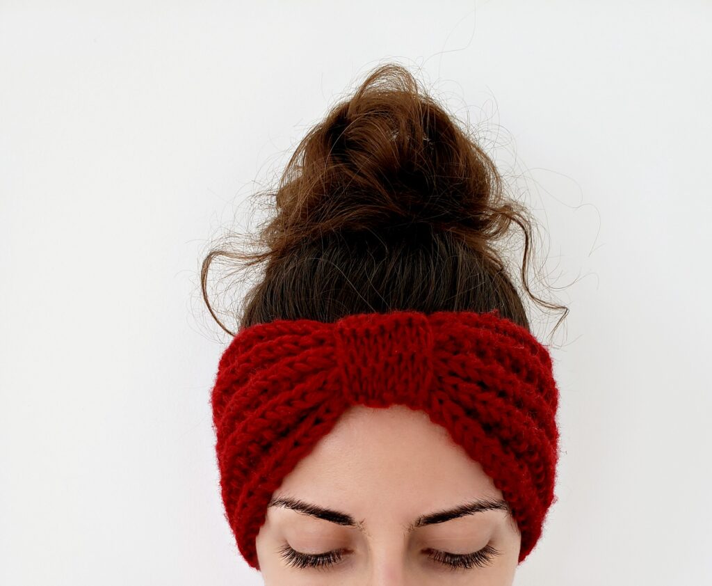 Seeded Rib Stitch Ear Warmer – Knit Headband Pattern – The Snugglery