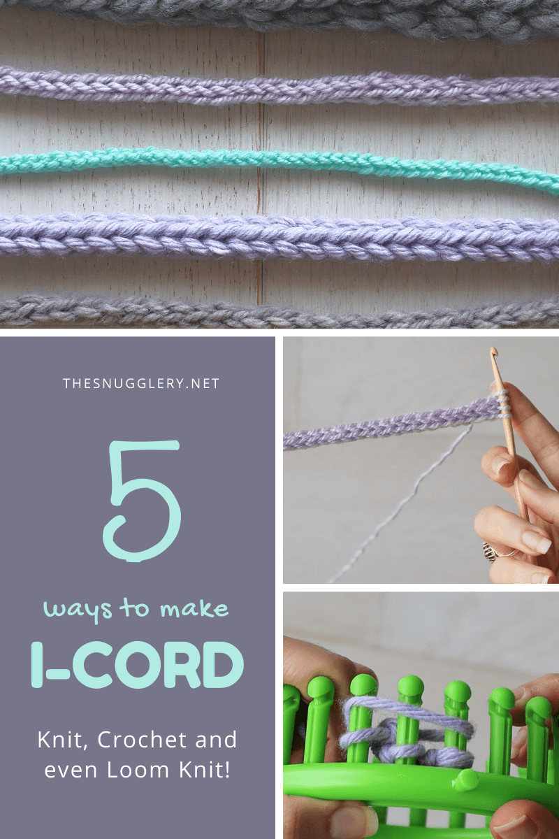 5 Ways To Make An I-Cord – The Snugglery
