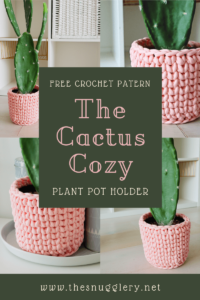 The Cactus Cozy – Free Crochet Pattern – The Snugglery