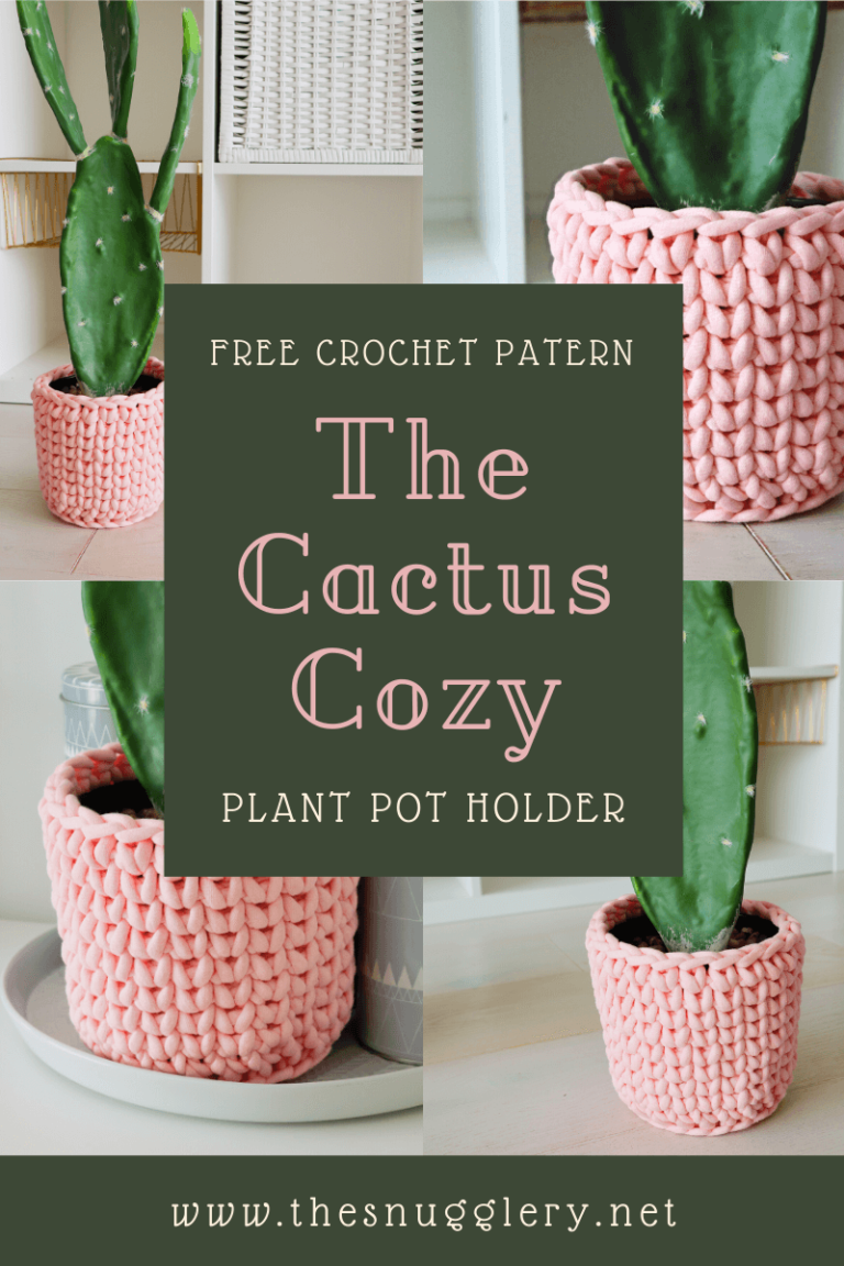 crochet waistcoat stitch plant holder