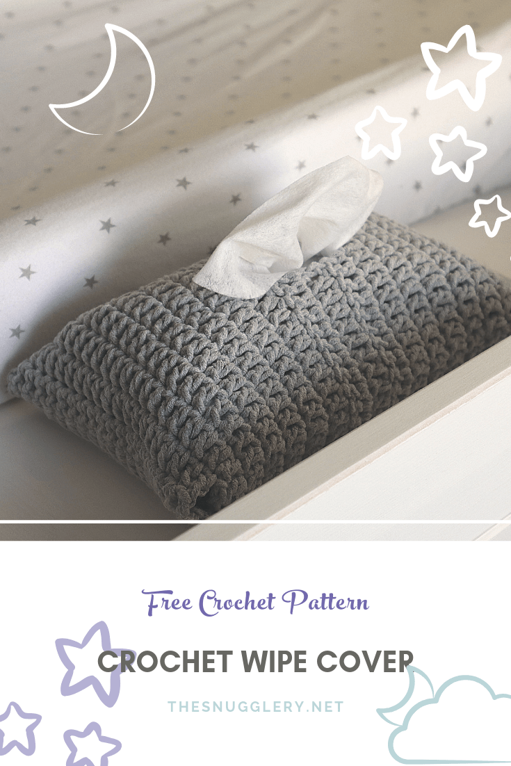 Crochet baby wipe cover pattern