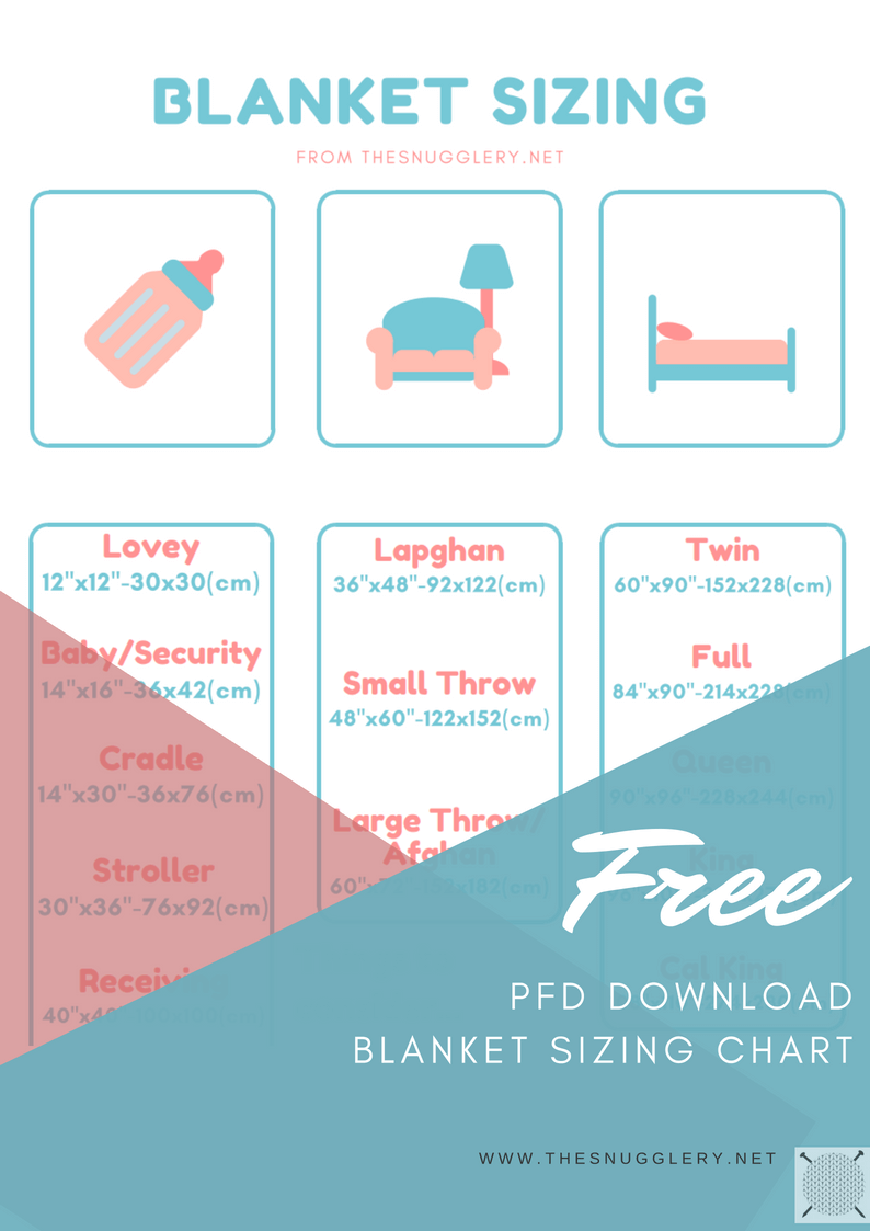 Free Printable Blanket Size Chart – The Snugglery