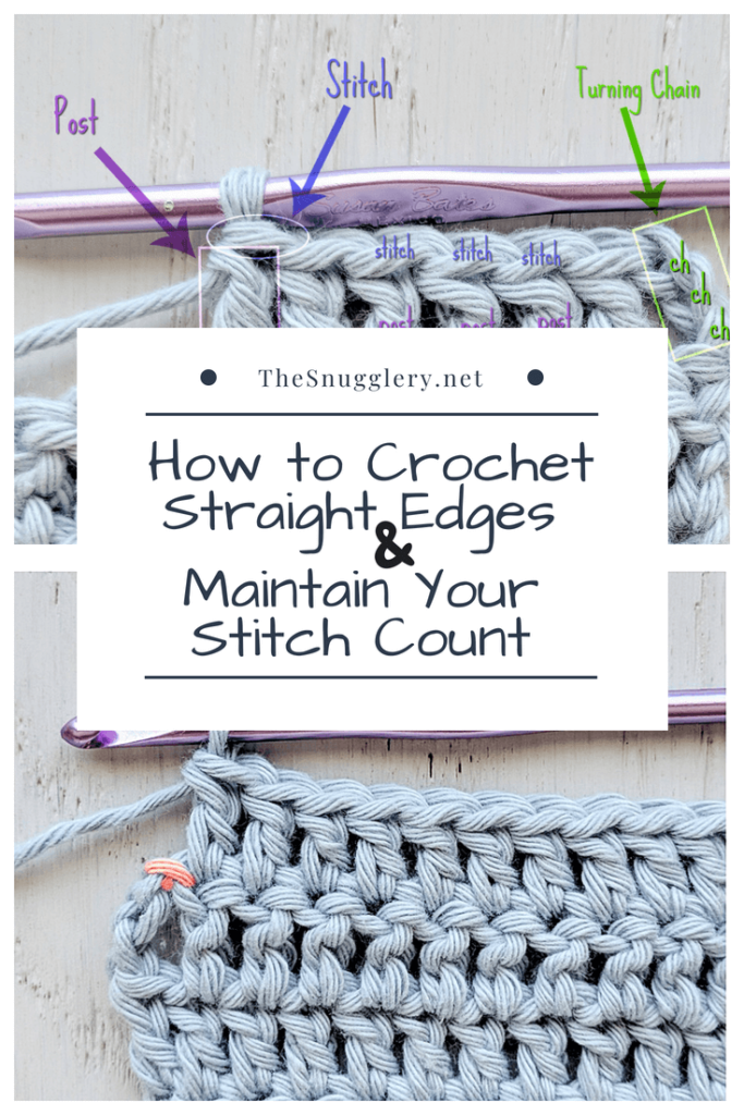 How To Crochet Straight Edges And Maintain Your Stitch Count The