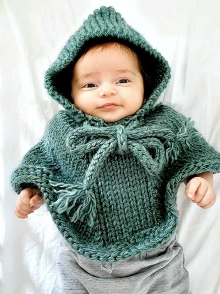Cozy Cape Hooded Poncho Pattern