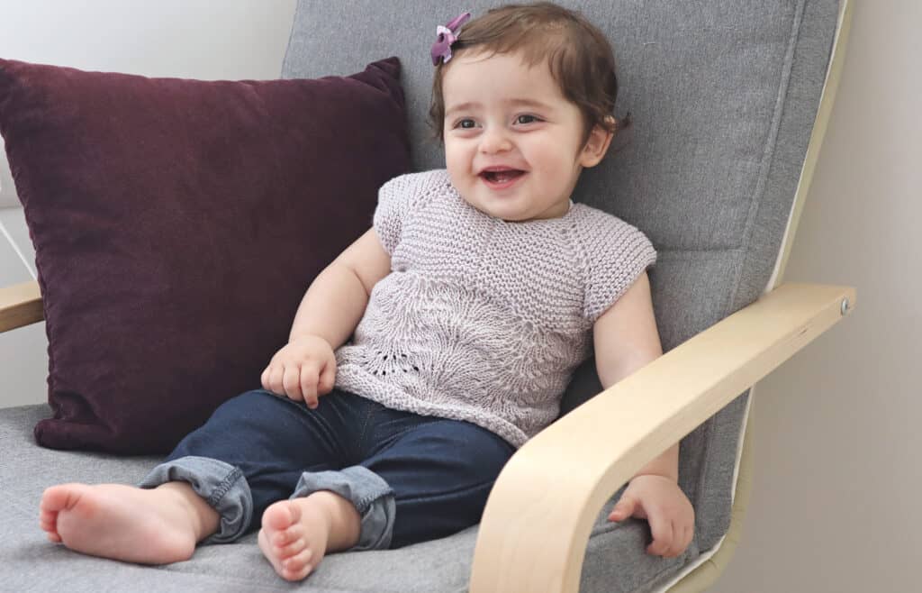 baby shirt knitting pattern