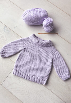 The Gumdrop Sweater – Crochet Baby Pullover Pattern – The Snugglery