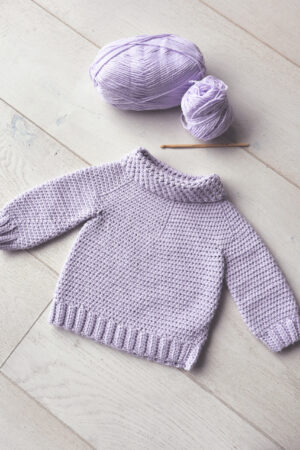 The Gumdrop Sweater - Crochet Baby Pullover Pattern