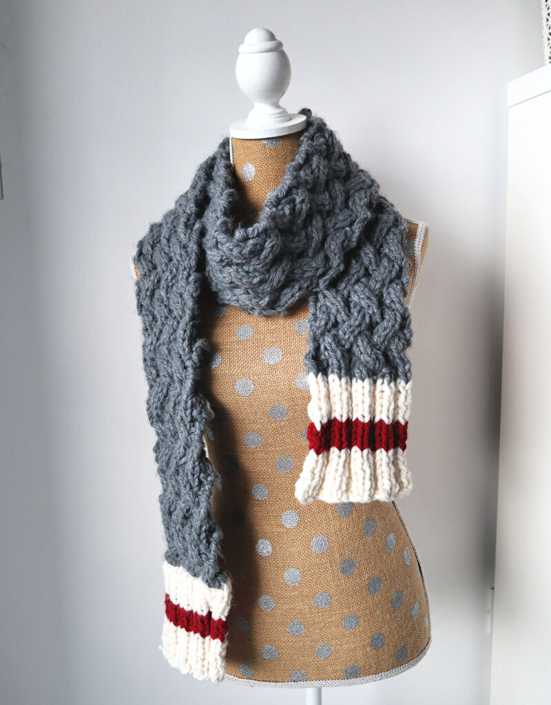 Daniel’s Scarf Cable Knit Scarf Pattern The Snugglery