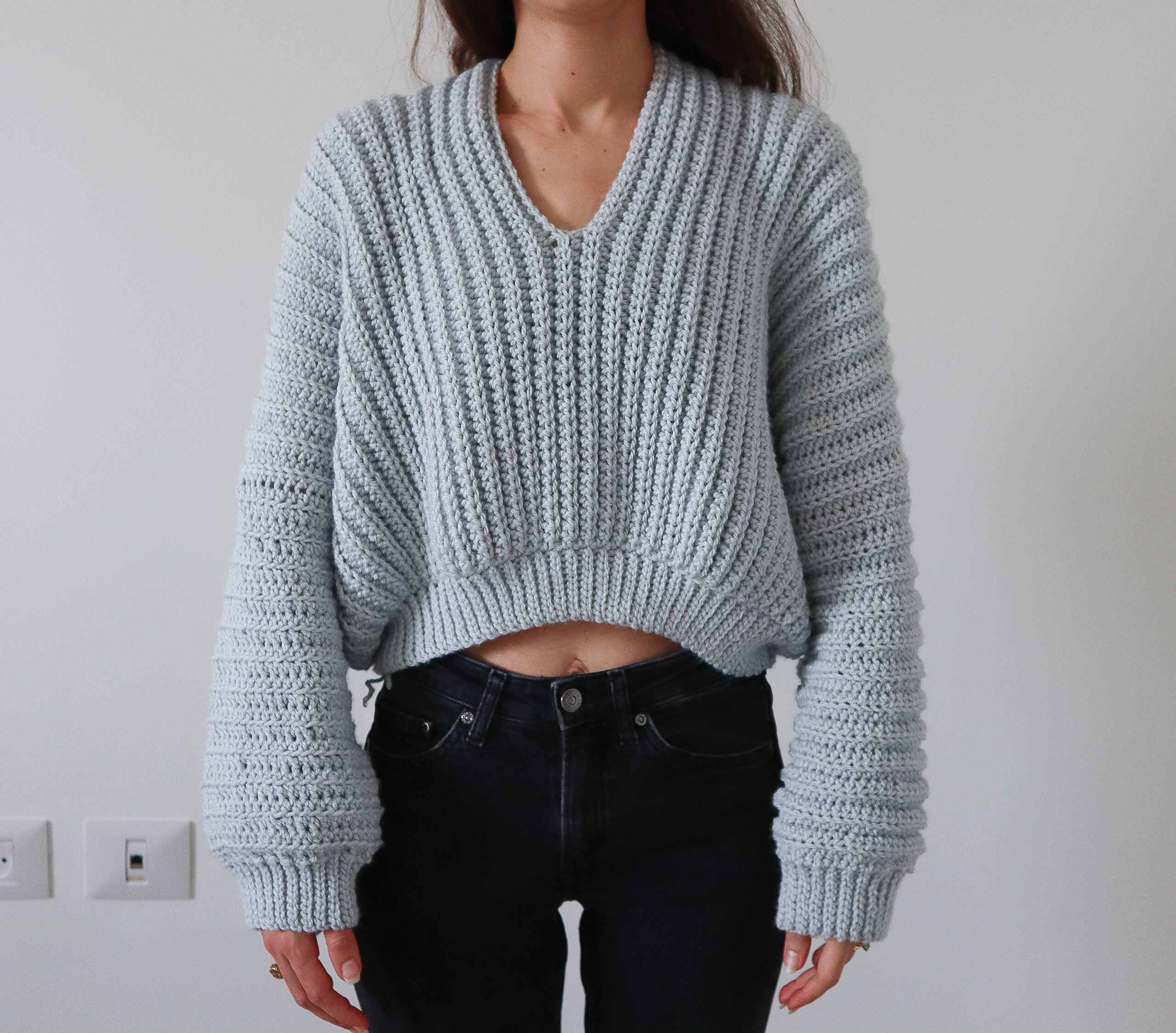 Super Slouchy Sweater - Crochet Pattern
