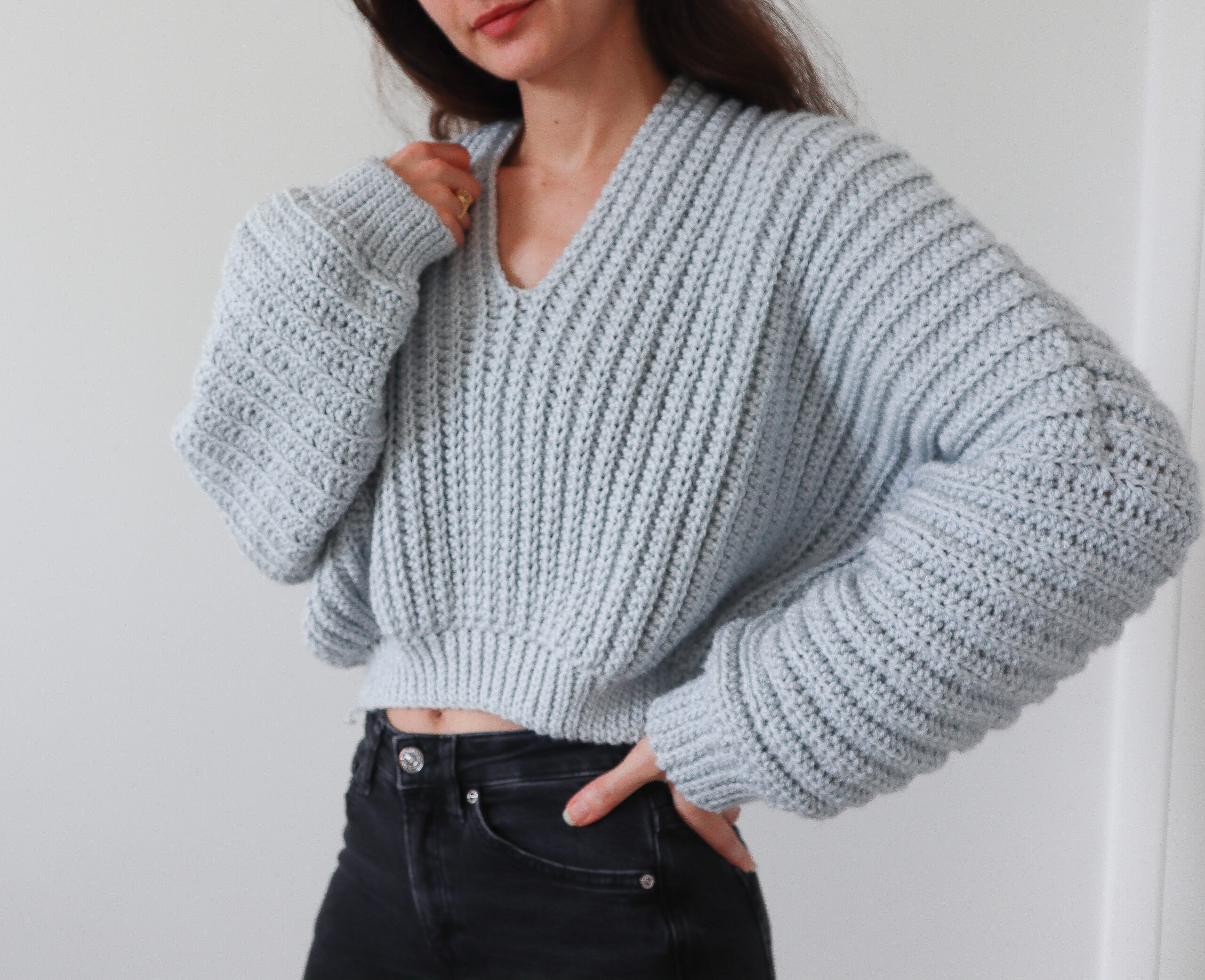 The Better Sweater – DK Weight Crochet Sweater Pattern – The Snugglery