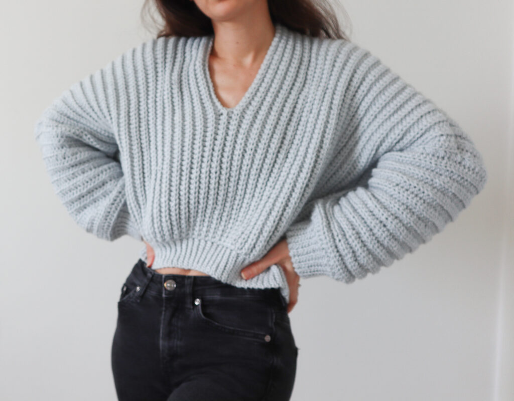 Super Slouchy Sweater – Crochet Pattern – The Snugglery