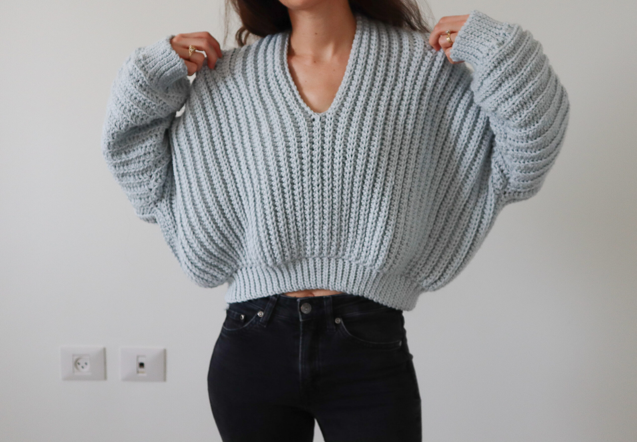 Super Slouchy Sweater Crochet Pattern The Snugglery