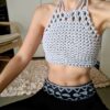 Chunky Knit Crop Top - Summer Knitting Pattern