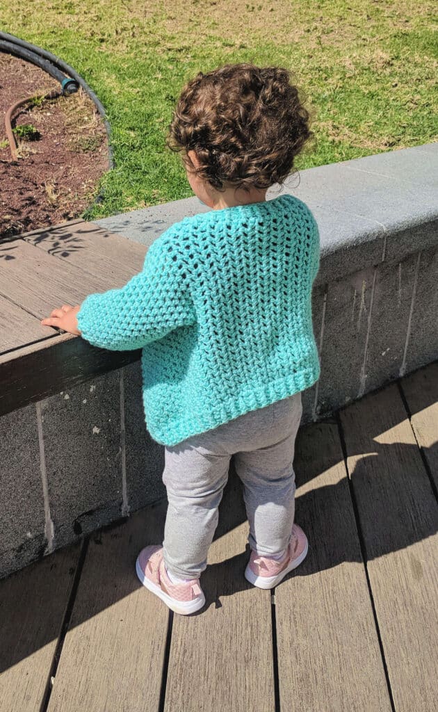 Crochet Toddler Cardigan Pattern