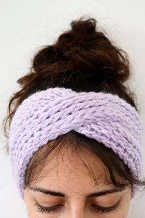 Twisted Turban Headband - Crochet Ear Warmer Pattern
