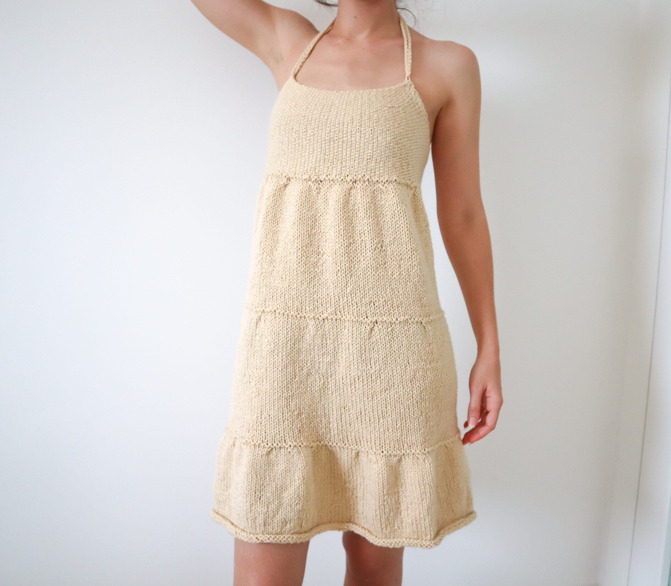 Three Tiered Dress – Knit Cover Up Pattern – The Snugglery