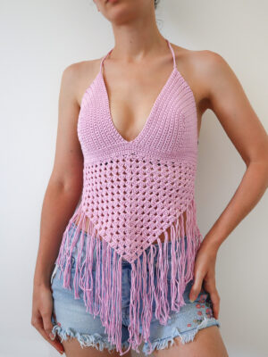 Crochella Crochet Top - Crocheted Bralette Pattern
