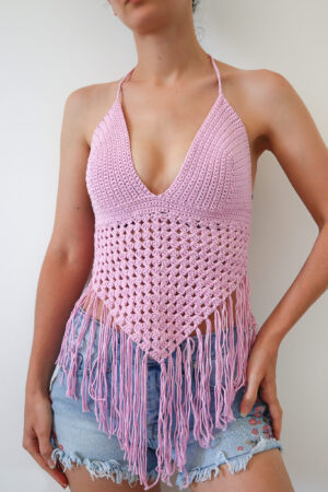 Crochella Crochet Top - Crocheted Bralette Pattern