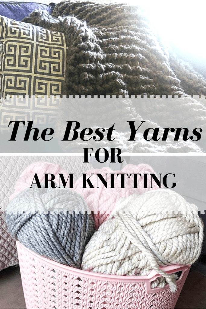 super chunky yarn for arm knitting