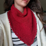 Knit bandanna pattern