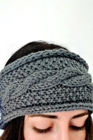 Seeds and Cables Ear Warmer - Cable Knit Headband Pattern