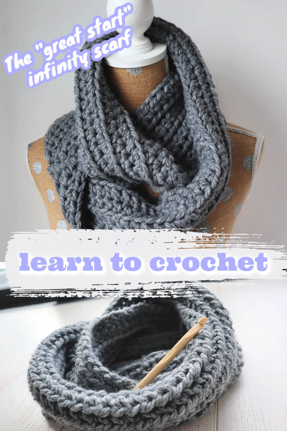 learn to crochet a scarf