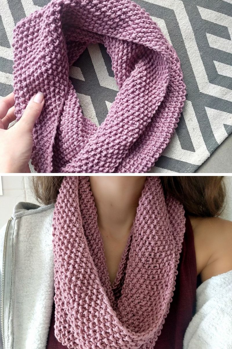 Beginner Seed Stitch Cowl The Snugglery