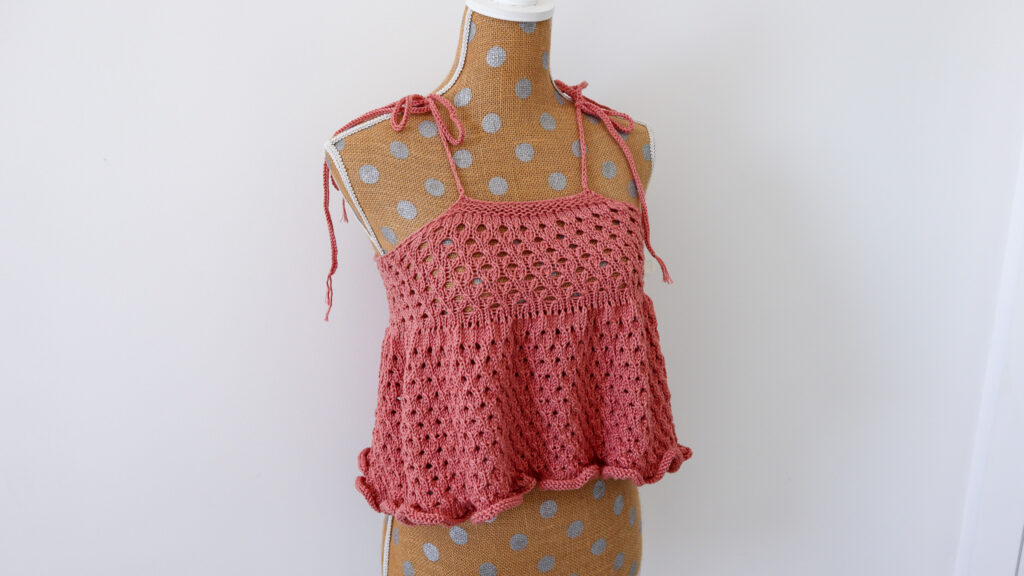 Babydoll Ruffle Top – Free Knitting Pattern – The Snugglery