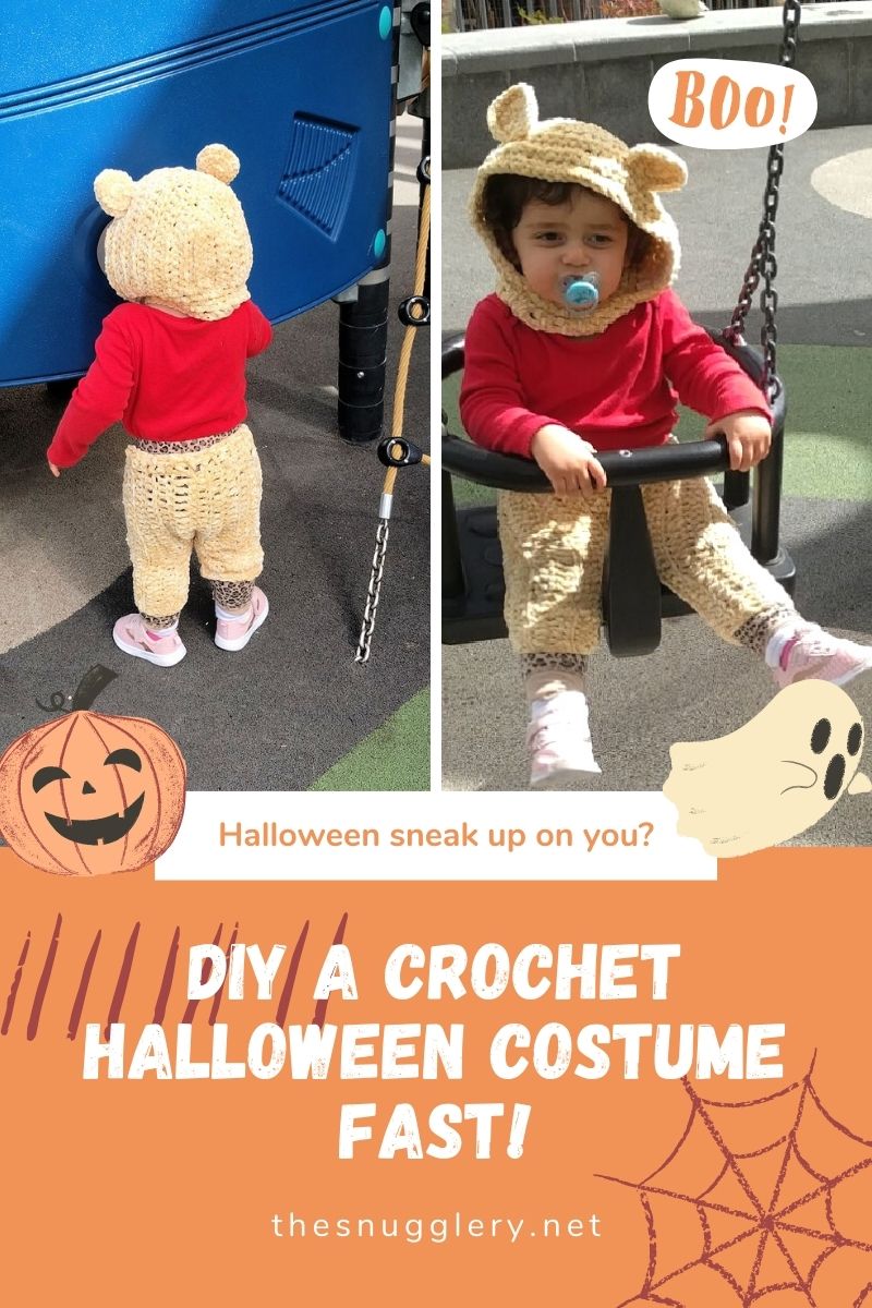 DIY crochet halloween costume