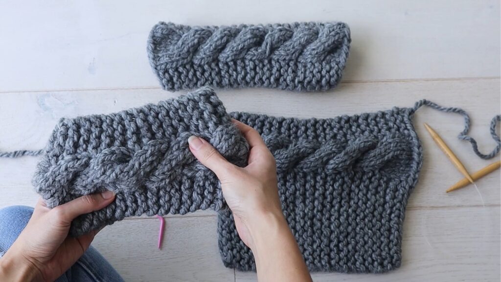 Ads-Free Chunky Knit Fingerless Gloves Pattern · Crazy Hands