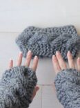 super chunky cable knit set