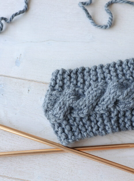 super chunky cable knit ear warmer pattern cable knit headband