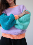balloon sleeves crochet sweater pattern