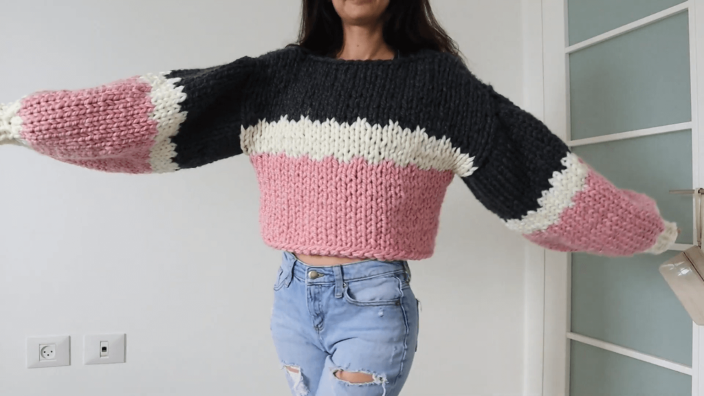 how to knit a chunky sweater