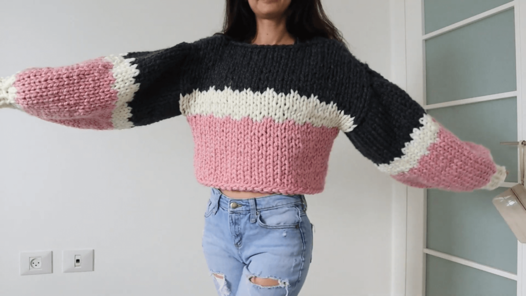 How To Knit A Chunky Sweater Without A Pattern - The Snugglery