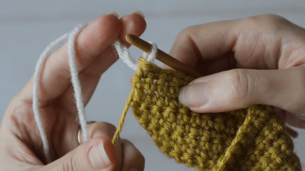 how to change color while crocheting