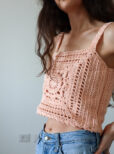 willow granny square crochet top