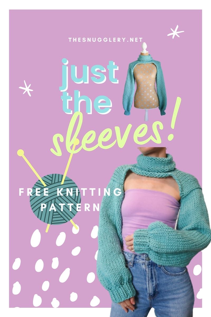 Just The Sleeves! – Knit Bolero Shrug Sleeves