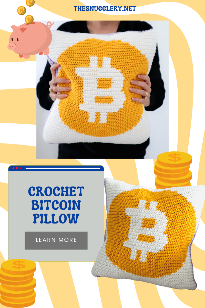 crochet bitcoin pillow pattern