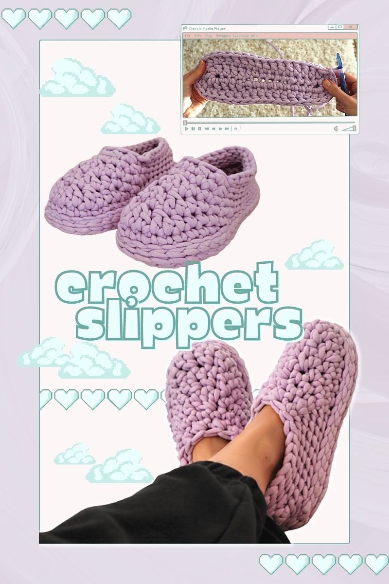 crochet chunky slipper pattern