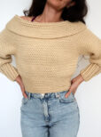 sultry shoulder sweater crochet pattern