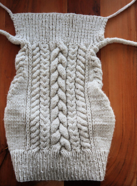 cable knit halter top flat lay cable knit halter top flat lay