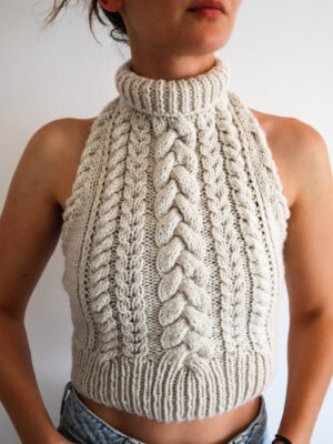 Copious Cables - Cable Knit Halter Top Pattern