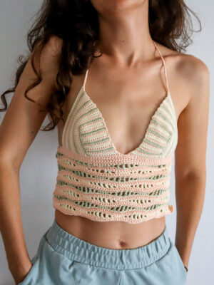 Coastal Crush Crochet Top - Crocheted Bikini Pattern