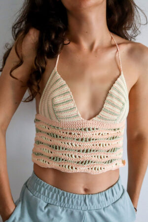 Coastal Crush Crochet Top - Crocheted Bikini Pattern