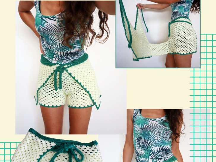 Crochet Wrap Shorts – The Easiest Crochet Shorts Pattern! – The Snugglery
