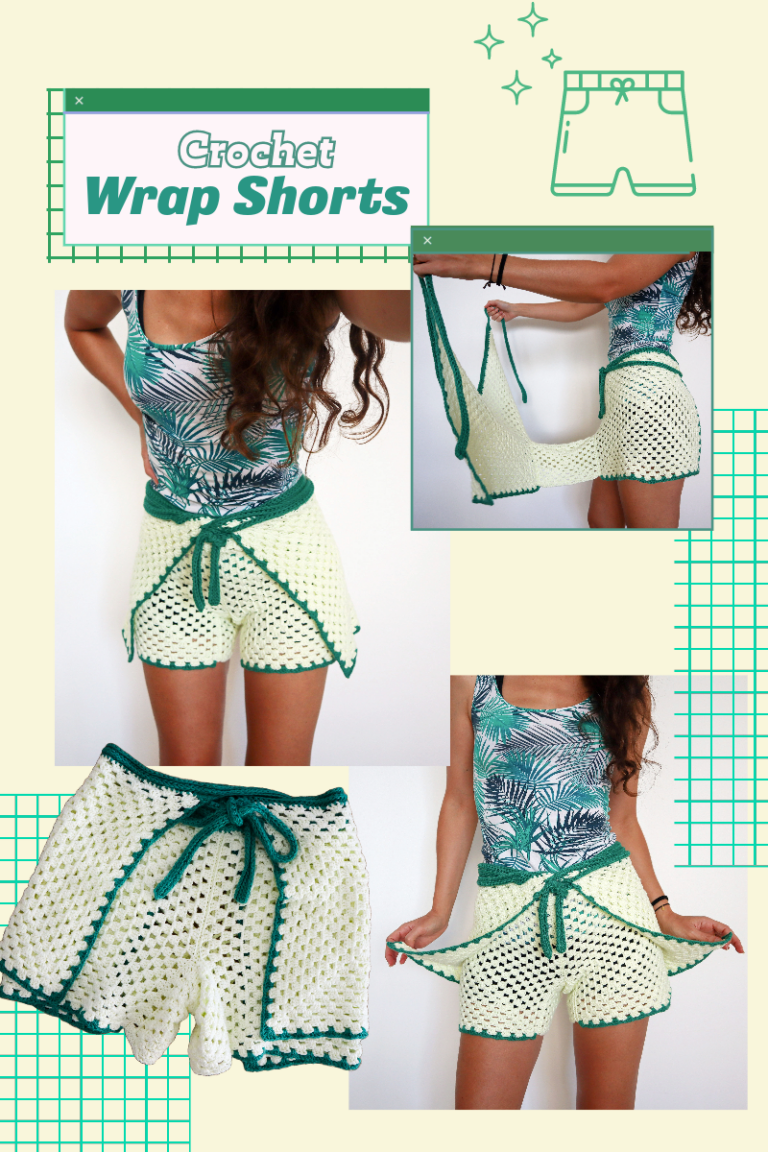 Crochet Wrap Shorts - The Easiest Crochet Shorts Pattern!
